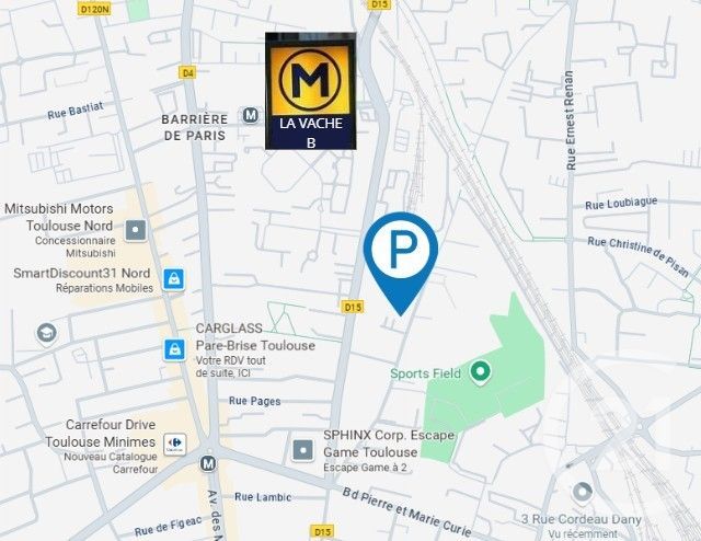 parking à louer - 12.0 m2 - TOULOUSE - 31 - MIDI-PYRENEES - Century 21 Les Minimes
